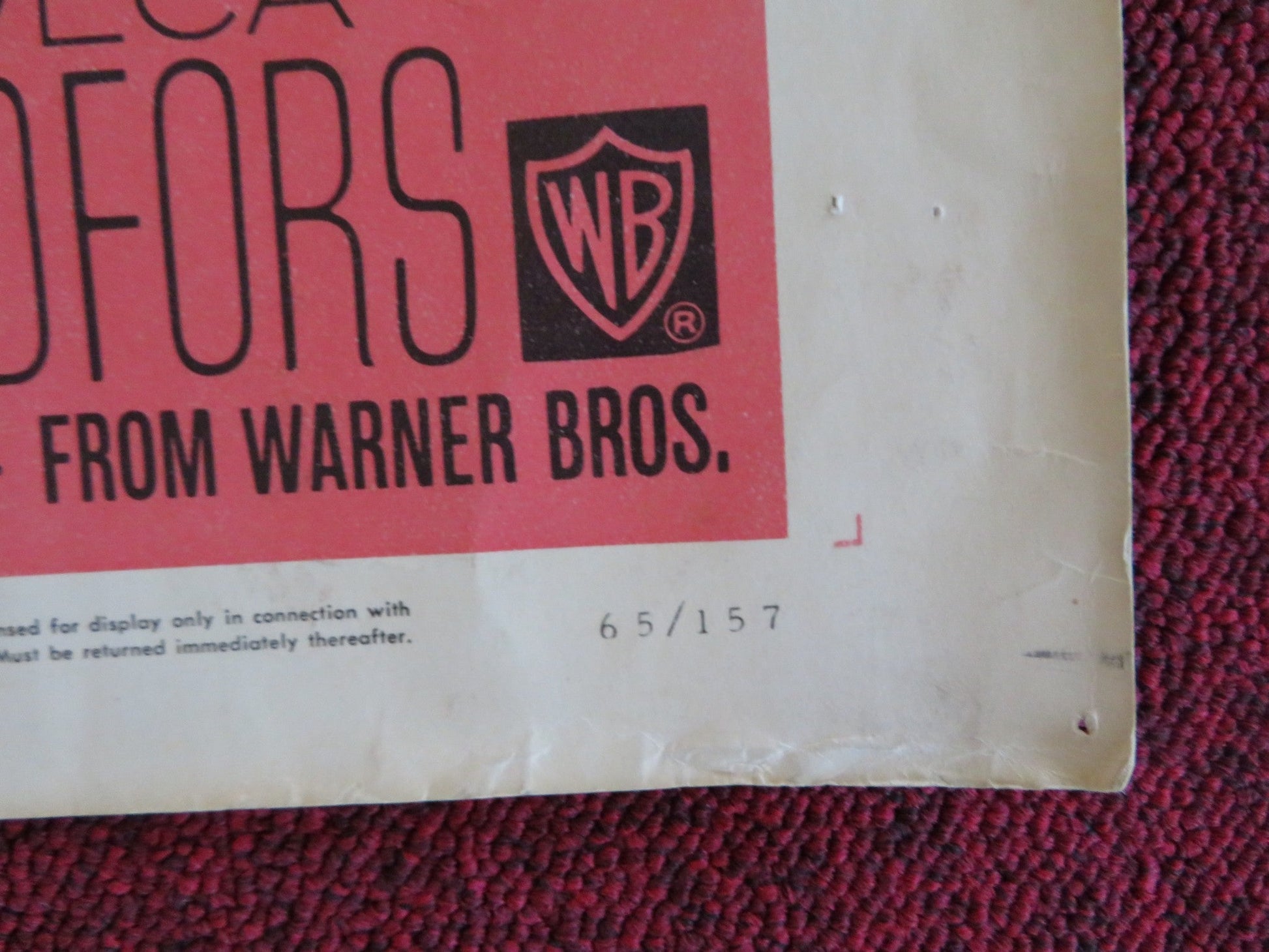 BRAINSTORM US HALF SHEET (22"x 28") POSTER JEFF HUNTER ANNE FRANCIS 1965 Rendezvous Cinema Movie posters