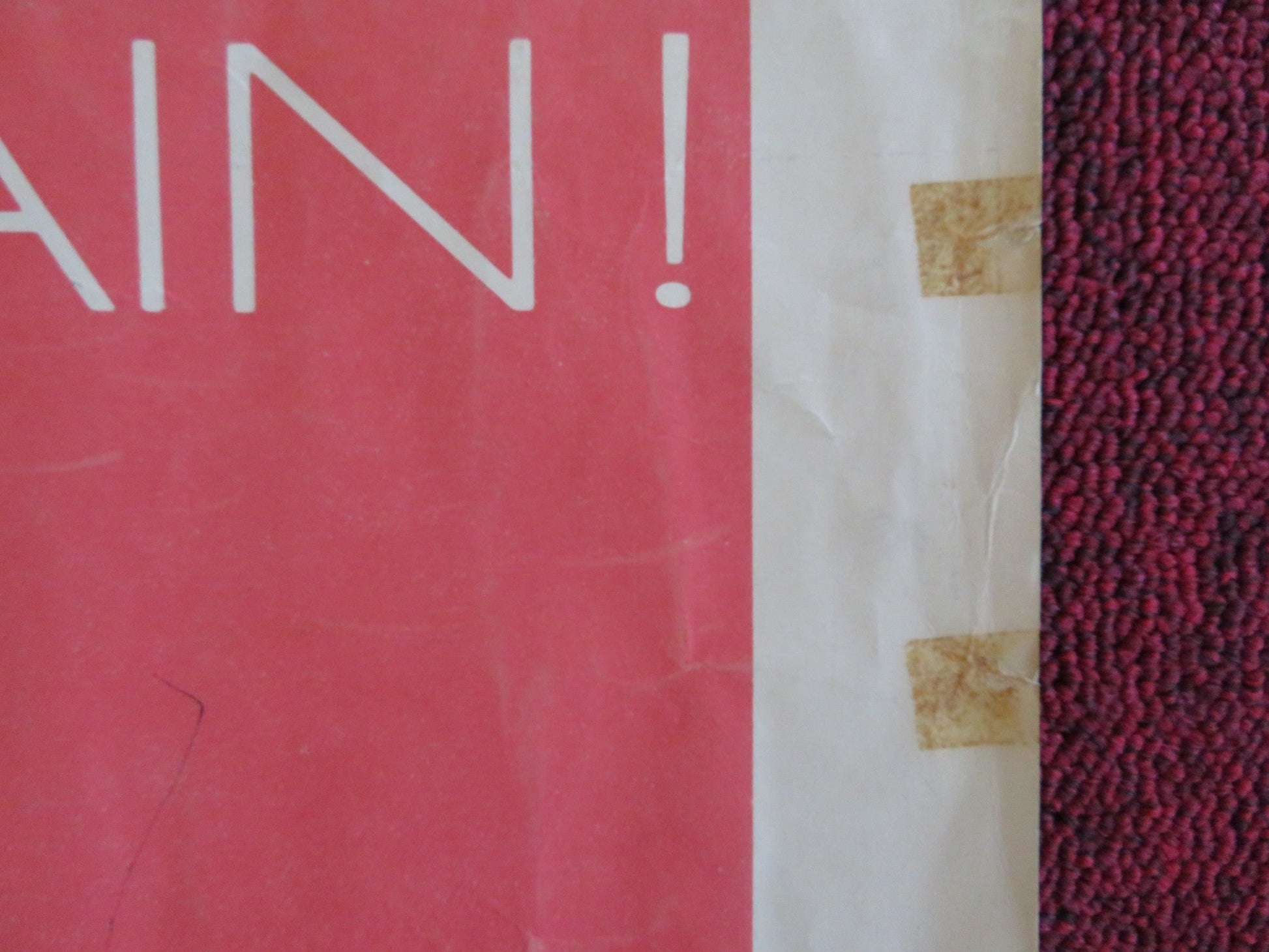 BRAINSTORM US HALF SHEET (22"x 28") POSTER JEFF HUNTER ANNE FRANCIS 1965 Rendezvous Cinema Movie posters