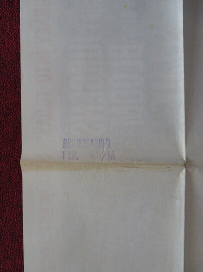 BRAINWASHED FOLDED US ONE SHEET POSTER CURT JURGENS CLAIRE BLOOM 1960 Movie posters