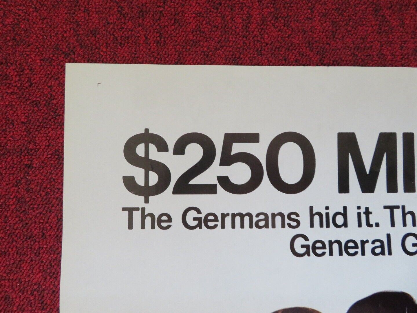 BRASS TARGET FOLDED US ONE SHEET POSTER SOPHIA LOREN JOHN CASSAVETES 1978 Movie posters