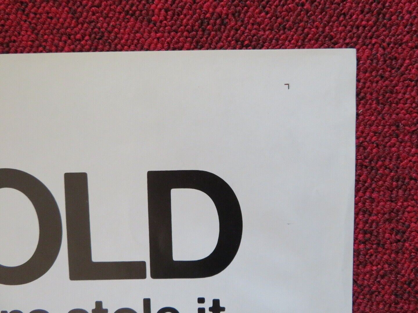 BRASS TARGET FOLDED US ONE SHEET POSTER SOPHIA LOREN JOHN CASSAVETES 1978 Movie posters