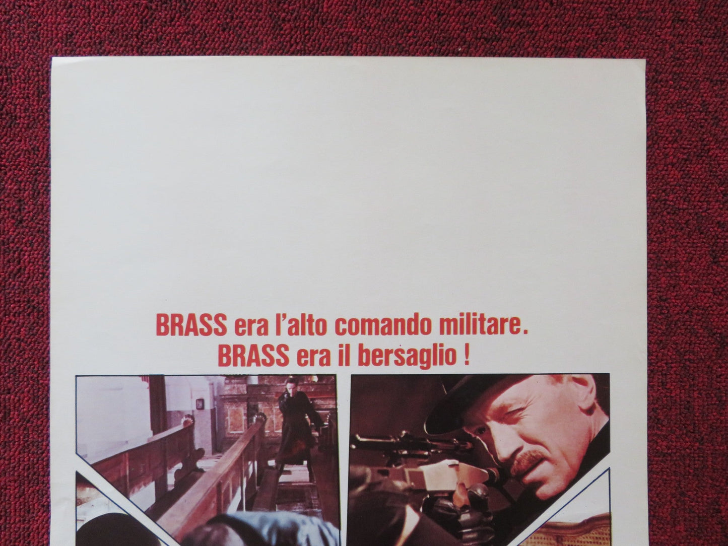 BRASS TARGET ITALIAN LOCANDINA POSTER SOPHIA LOREN JOHN CASSAVETES 1978 Rendezvous Cinema Movie posters