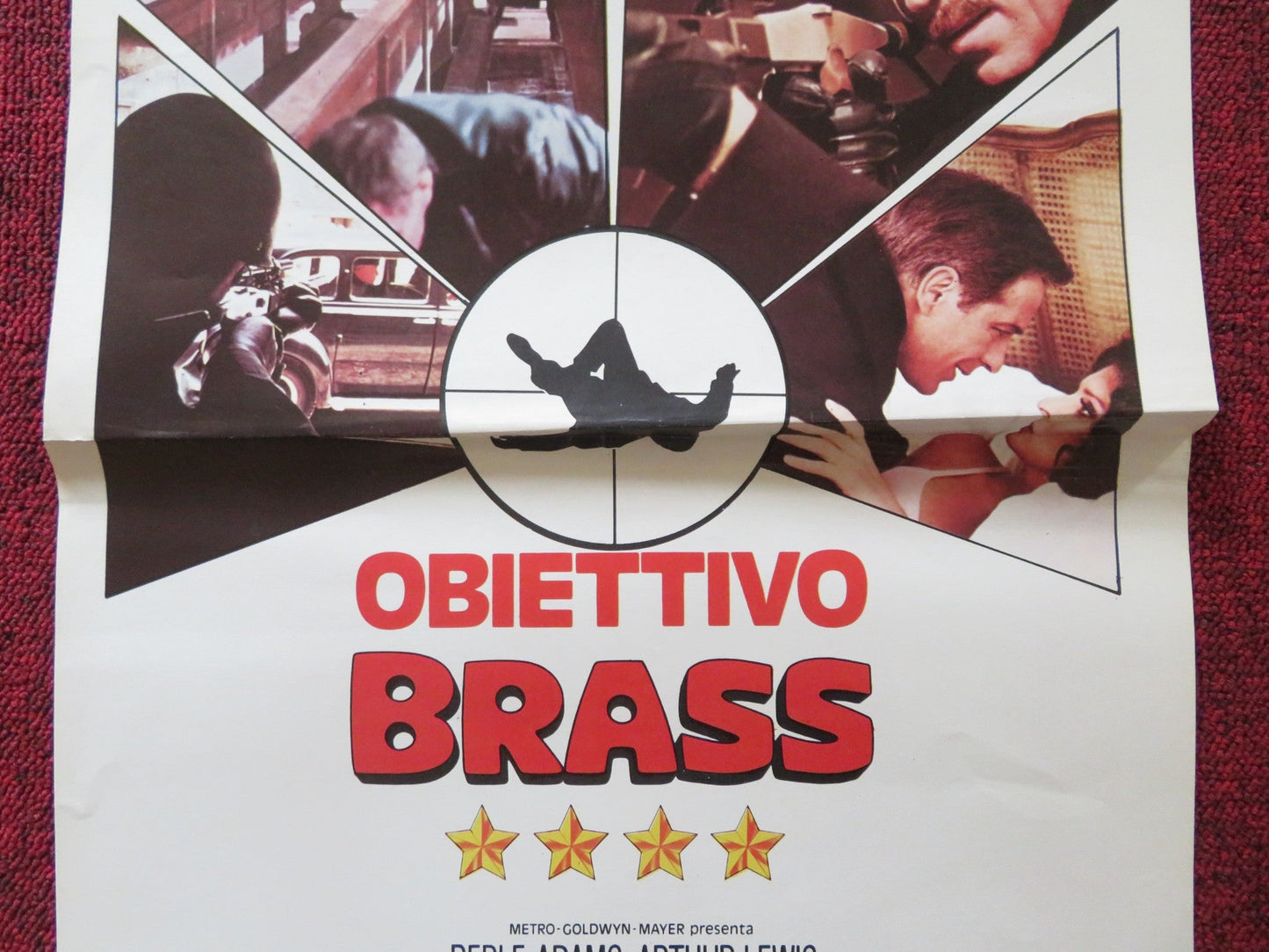 BRASS TARGET ITALIAN LOCANDINA POSTER SOPHIA LOREN JOHN CASSAVETES 1978 Rendezvous Cinema Movie posters
