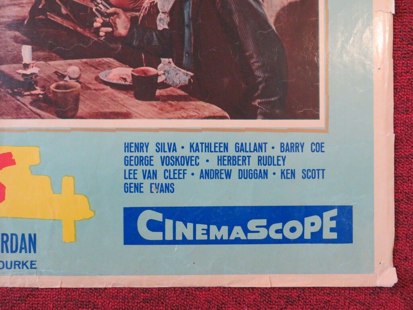 BRAVDOS / THE BRAVADOS ITALIAN FOTOBUSTA POSTER GREGORY PECK JOAN COLLINS 1958 - Rendezvous Cinema