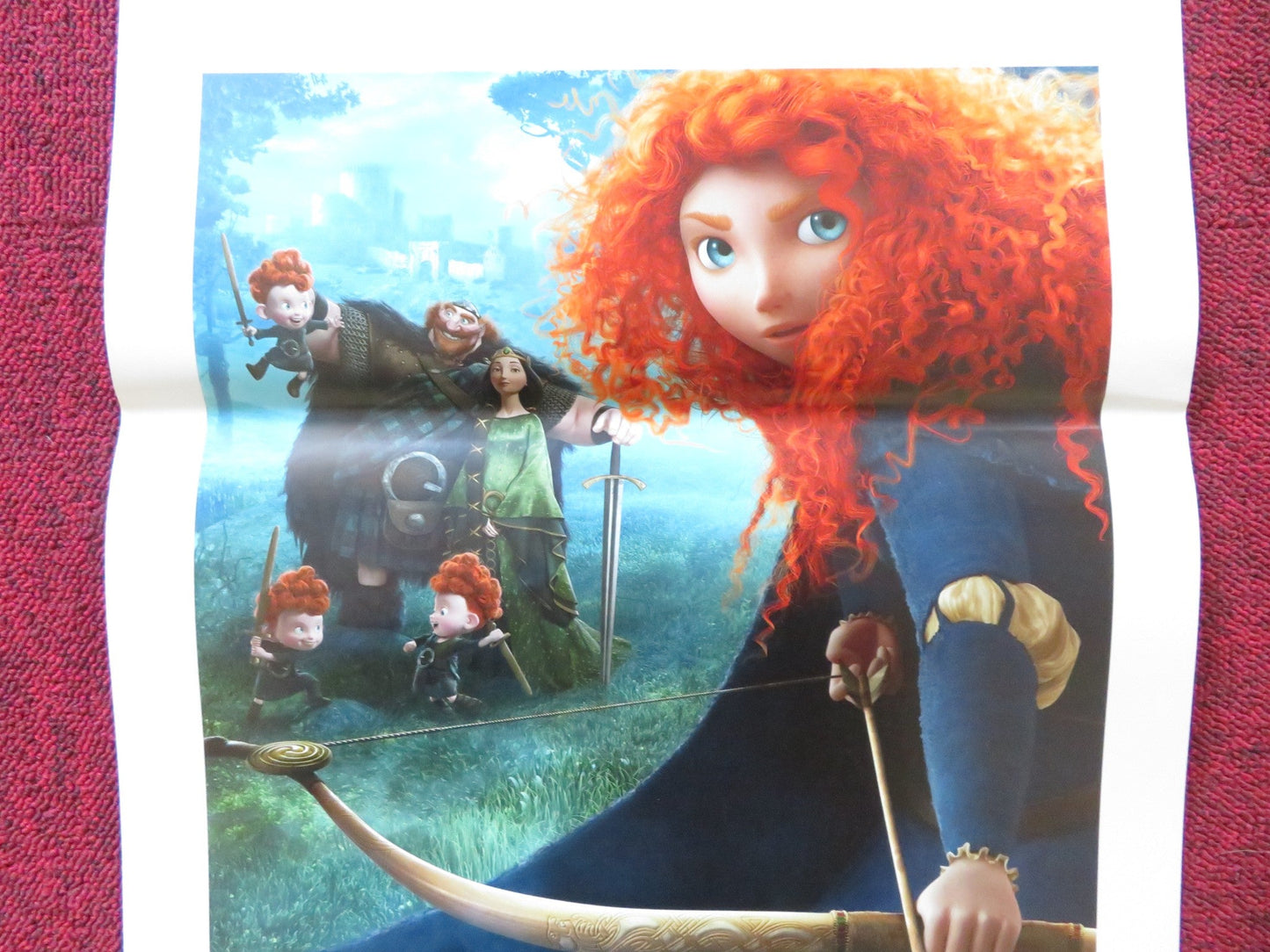 BRAVE ITALIAN LOCANDINA POSTER DISNEY KELLY MACDONALD BILLY CONNOLLY 2012 Rendezvous Cinema Movie posters