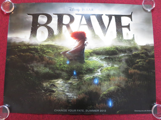 BRAVE UK QUAD (30"x 40") ROLLED POSTER DISNEY KELLY MACDONALD B. CONNOLLY 2012 Rendezvous Cinema Movie posters