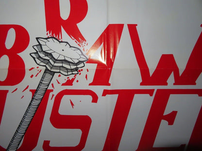 BRAWL BUSTERS KUNG FU US ONE SHEET POSTER BLACK JACK CHAN RICHARD KONG 1981 Movie posters