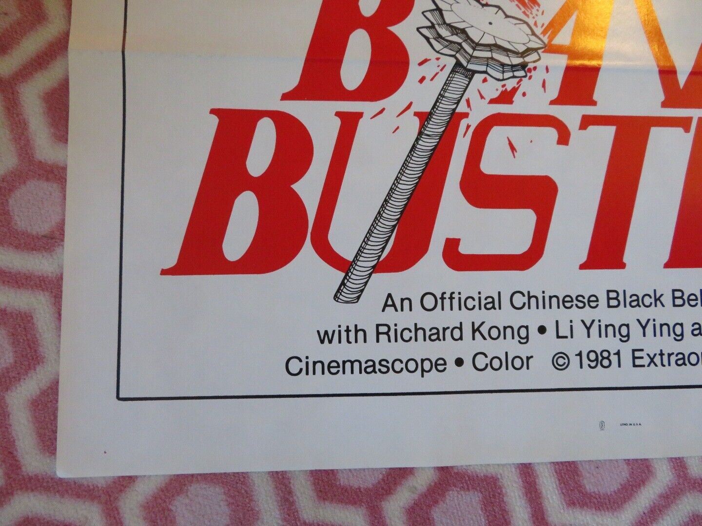 BRAWL BUSTERS US ROLLED POSTER BLACK JACK CHAN 1981/1978 Movie posters