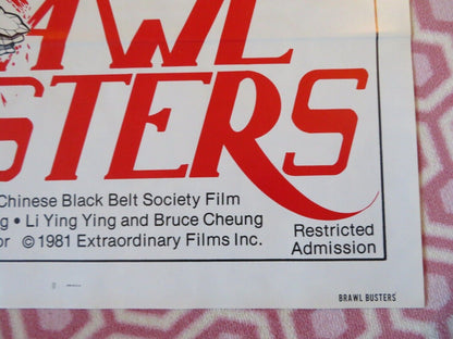 BRAWL BUSTERS US ROLLED POSTER BLACK JACK CHAN 1981/1978 Movie posters