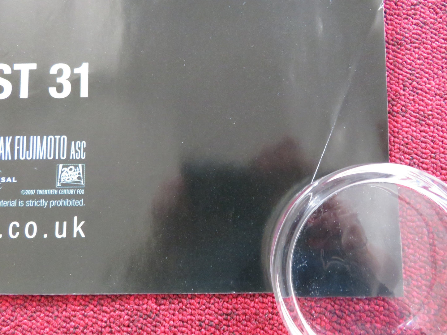 BREACH UK QUAD ROLLED POSTER CHRIS COOPER LAURA LINNEY 2007 Rendezvous Cinema Movie posters