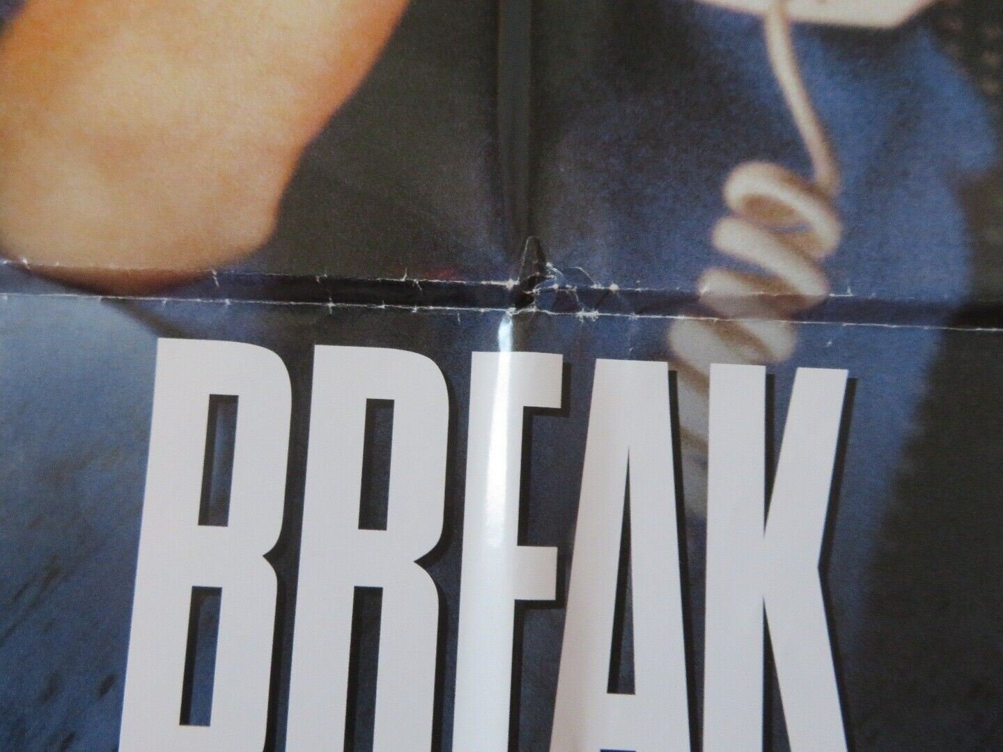 BREAK UP VIDEO DVD ONE SHEET FOLDED POSTER BRIGET FONDA KIEFER SUTHERLAND '98 Movie posters