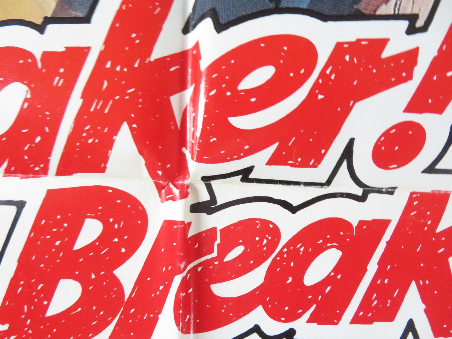 BREAKER! BREAKER! FOLDED US ONE SHEET POSTER CHUCK NORRIS GEORGE MURDOCK 1977 Rendezvous Cinema Movie posters