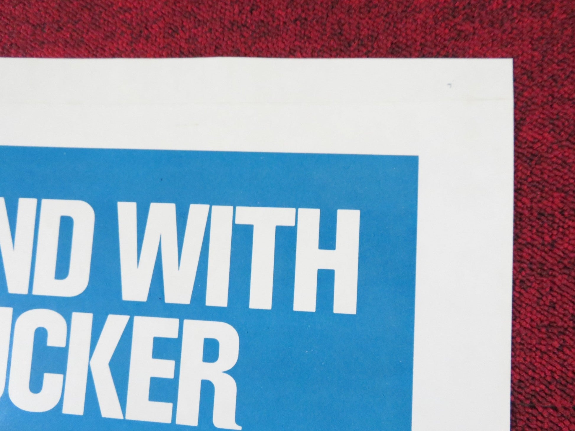 BREAKER! BREAKER! FOLDED US ONE SHEET POSTER CHUCK NORRIS GEORGE MURDOCK 1977 Rendezvous Cinema Movie posters