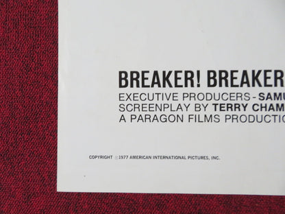 BREAKER! BREAKER! FOLDED US ONE SHEET POSTER CHUCK NORRIS GEORGE MURDOCK 1977 Rendezvous Cinema Movie posters