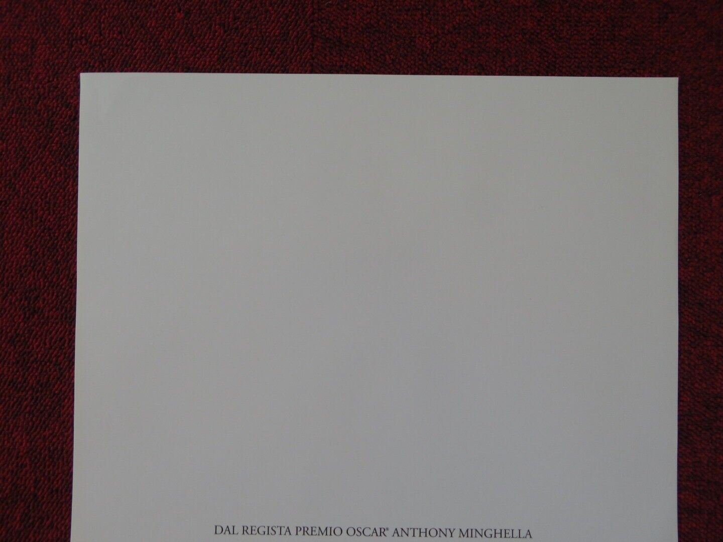 BREAKING AND ENTERING ITALIAN LOCANDINA (27.5"x13") POSTER JUDE LAW 2006 Movie posters