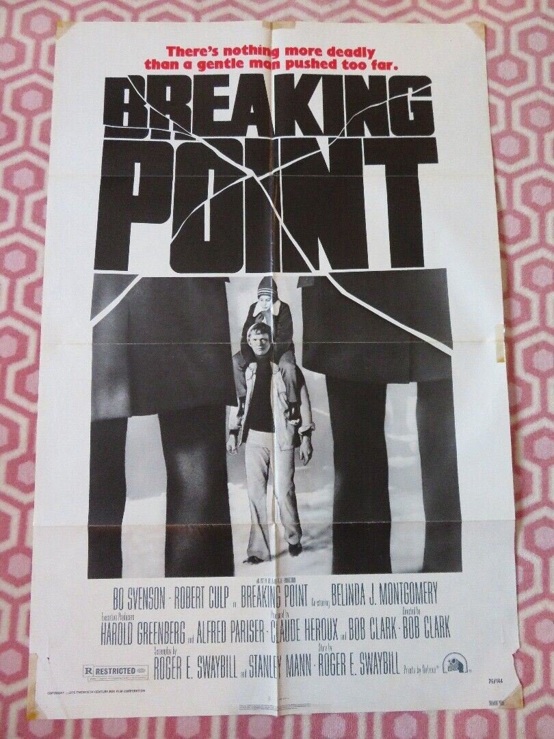 BREAKING POINT FOLDED US ONE SHEET POSTER BO SVENSON ROBERT CULP 1976 Movie posters