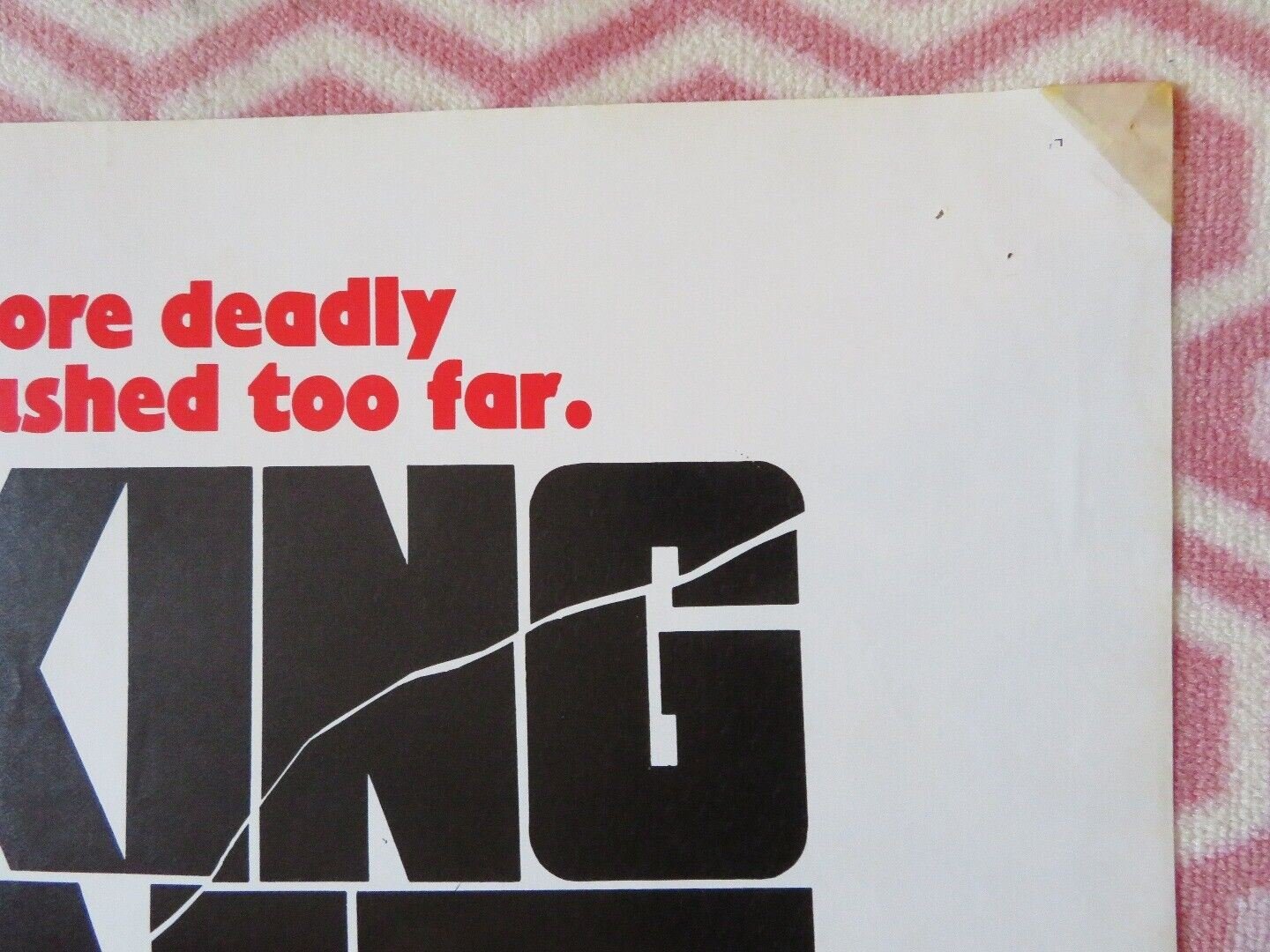 BREAKING POINT FOLDED US ONE SHEET POSTER BO SVENSON ROBERT CULP 1976 Movie posters