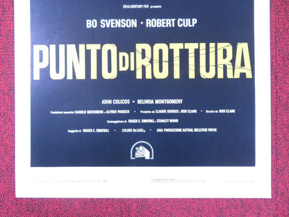 BREAKING POINT ITALIAN LOCANDINA POSTER BO SVENSON ROBERT CULP 1976 Rendezvous Cinema Movie posters