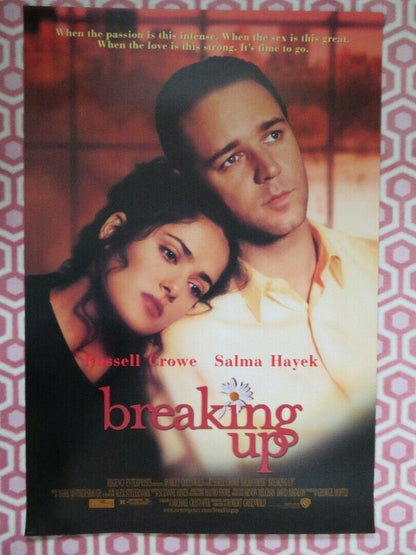 BREAKING UP US ONE SHEET ROLLED POSTER RUSSEL CROWE SALMA HAYEK 1997 Rendezvous Cinema Movie posters