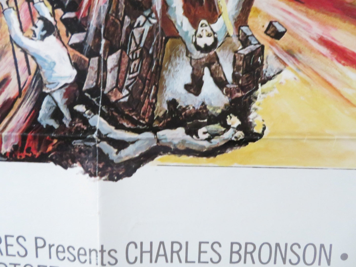 BREAKOUT - B FOLDED US ONE SHEET POSTER CHARLES BRONSON ROBERT DUVALL 1975 Rendezvous Cinema Movie posters