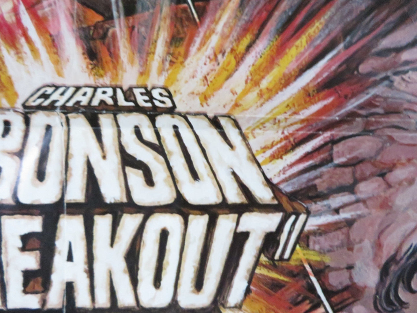 BREAKOUT - B FOLDED US ONE SHEET POSTER CHARLES BRONSON ROBERT DUVALL 1975 Rendezvous Cinema Movie posters