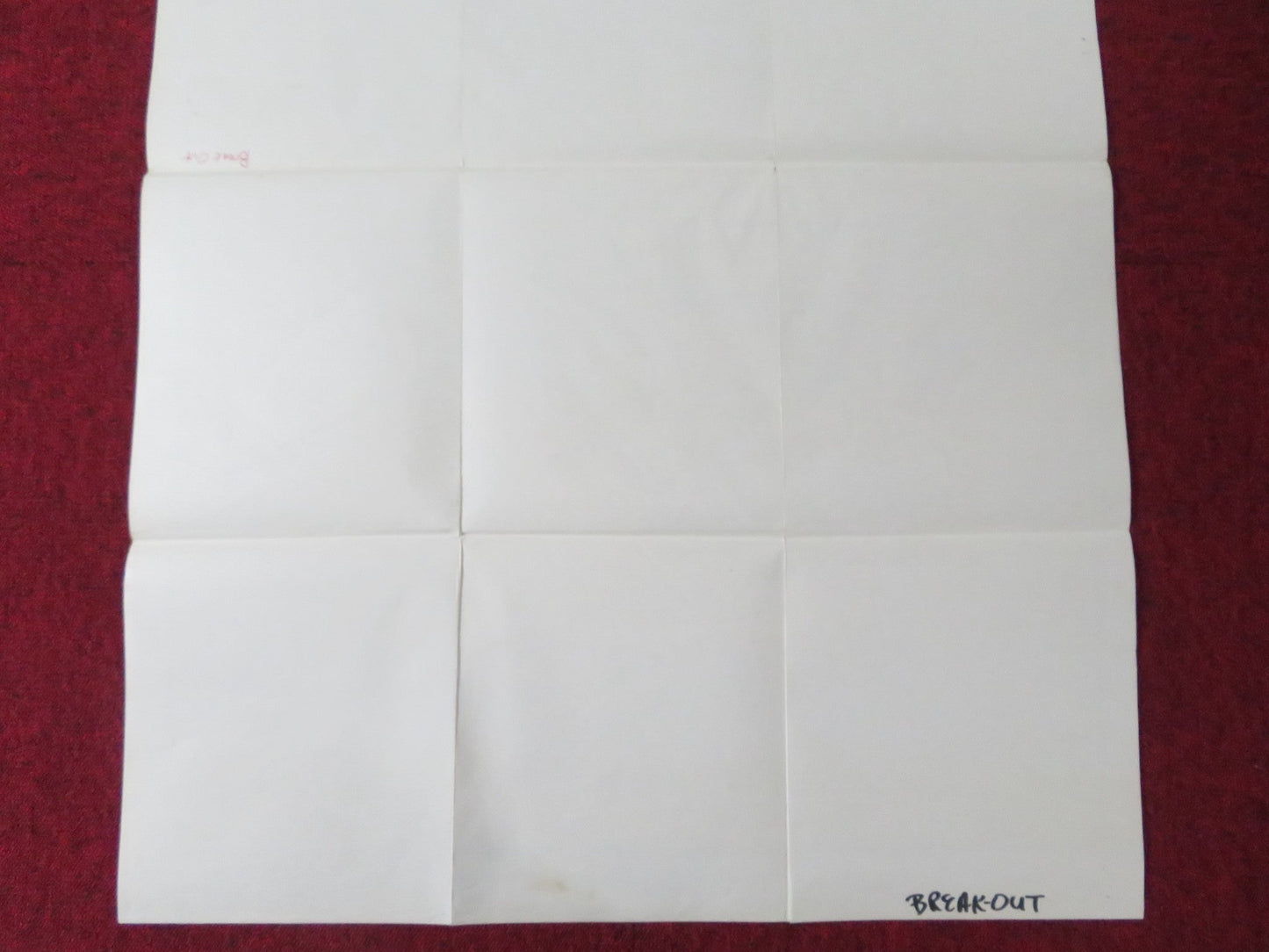 BREAKOUT - B FOLDED US ONE SHEET POSTER CHARLES BRONSON ROBERT DUVALL 1975 Rendezvous Cinema Movie posters