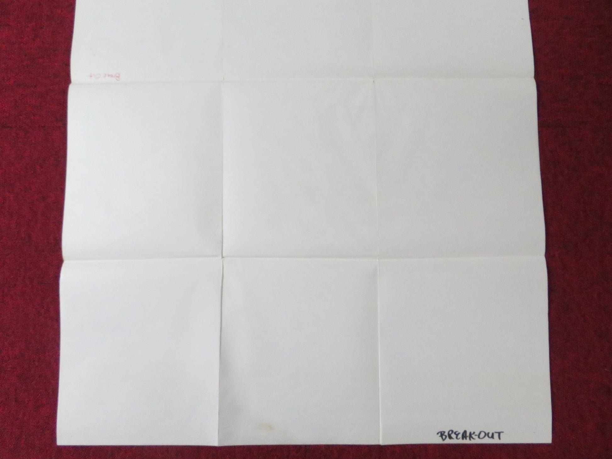 BREAKOUT - B FOLDED US ONE SHEET POSTER CHARLES BRONSON ROBERT DUVALL 1975 Rendezvous Cinema Movie posters