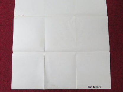 BREAKOUT - B FOLDED US ONE SHEET POSTER CHARLES BRONSON ROBERT DUVALL 1975 Rendezvous Cinema Movie posters