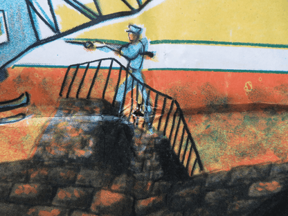 BREAKOUT FOLDED ARGENTINA ONE SHEET POSTER CHARLES BRONSON ROBERT DUVALL 1975 Rendezvous Cinema Movie posters