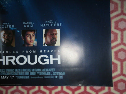 BREAKTHROUGH BRITISH QUAD (30"x 40") ROLLED POSTER CHRISSY METZ JOSH LUCAS Movie posters