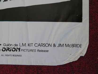 BREATHLESS FOLDED SPANISH POSTER RICHARD GERE VALERIE KAPRISKY 1983 Rendezvous Cinema Movie posters