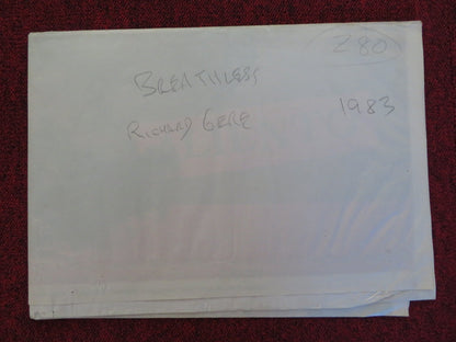 BREATHLESS FOLDED SPANISH POSTER RICHARD GERE VALERIE KAPRISKY 1983 Rendezvous Cinema Movie posters