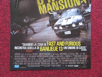 BRICK MANSIONS ITALIAN LOCANDINA (27"x12.5") POSTER PAUL WALKER DAVID BELLE 2013 Movie posters