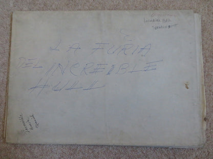 BRIDE OF THE INCREDIBLE HULK ITALIAN 2 FOGLIO POSTER LOU FERRIGNO B. BIXBY 1981 Rendezvous Cinema Movie posters