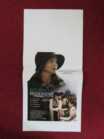 BRIDESHEAD REVISITED ITALIAN LOCANDINA (27.5"x13") POSTER MATTHEW GOODE 2008 Movie posters