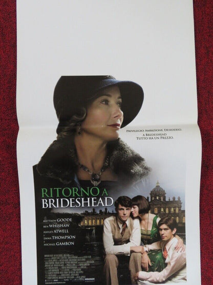 BRIDESHEAD REVISITED ITALIAN LOCANDINA (27.5"x13") POSTER MATTHEW GOODE 2008 Movie posters