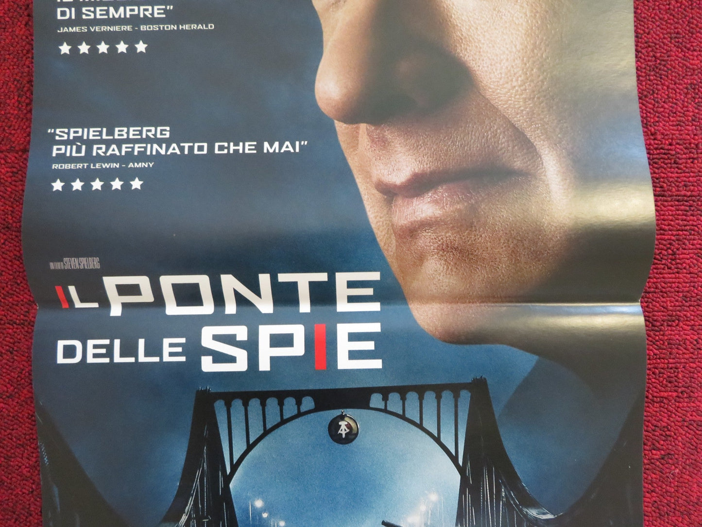 BRIDGE OF SPIES ITALIAN LOCANDINA POSTER TOM HANKS MARK RYLANCE 2015 Rendezvous Cinema Movie posters