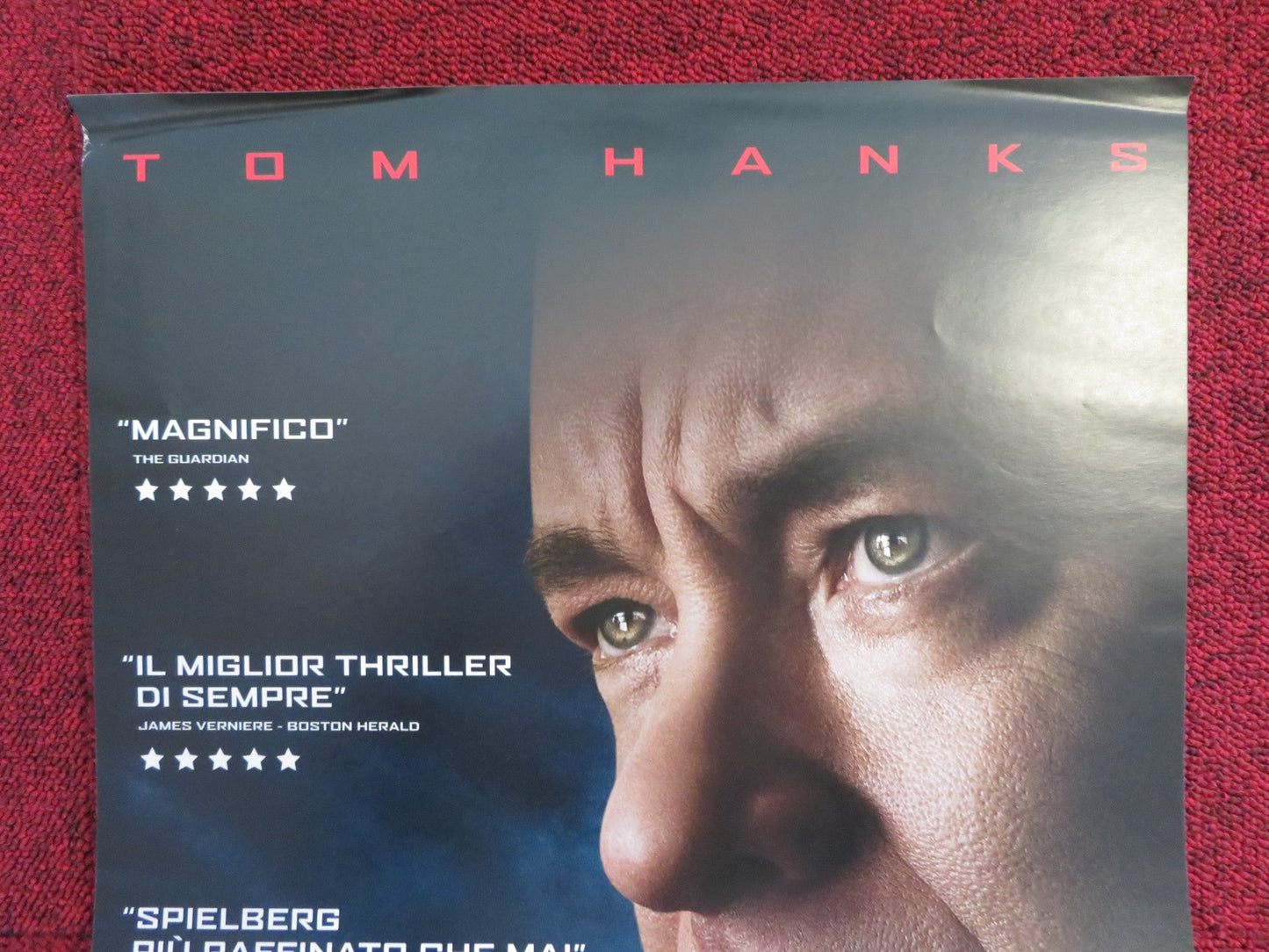 BRIDGE OF SPIES ITALIAN LOCANDINA POSTER TOM HANKS MARK RYLANCE 2015 Rendezvous Cinema Movie posters