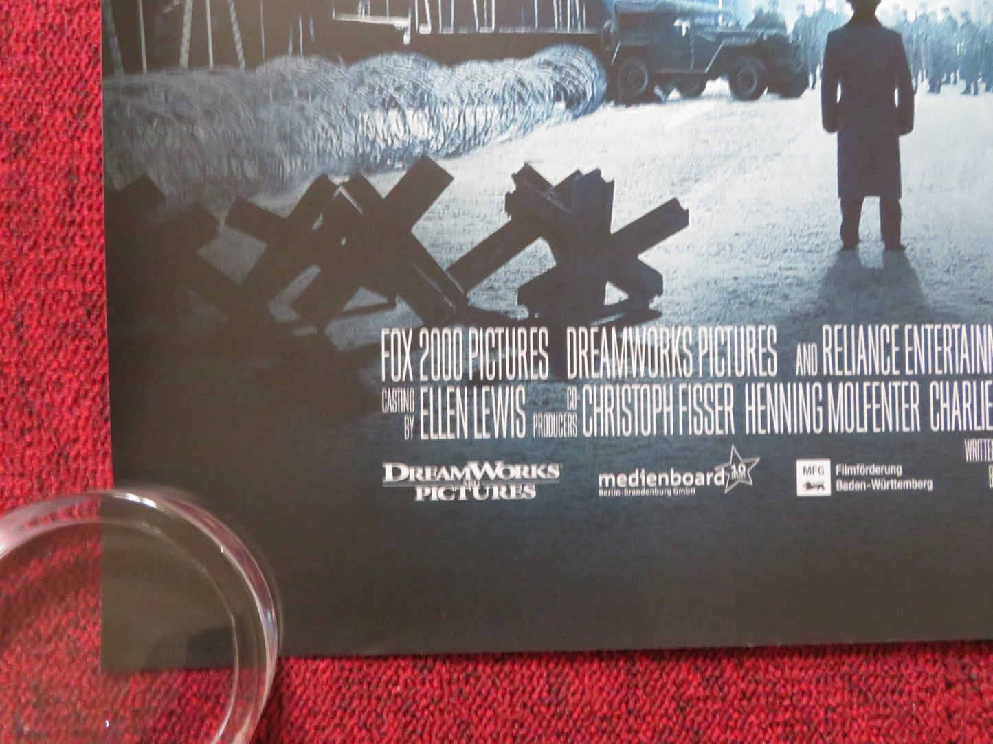 BRIDGE OF SPIES UK QUAD (30"x 40") ROLLED POSTER TOM HANKS MARK RYLANCE 2015 Rendezvous Cinema Movie posters