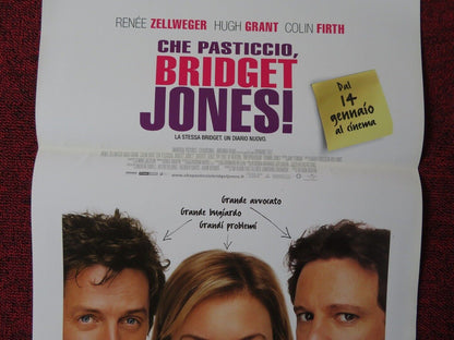 BRIDGET JONES: THE EDGE OF REASON ITALIAN LOCANDINA (27.5"x13") POSTER 2004 - Rendezvous Cinema