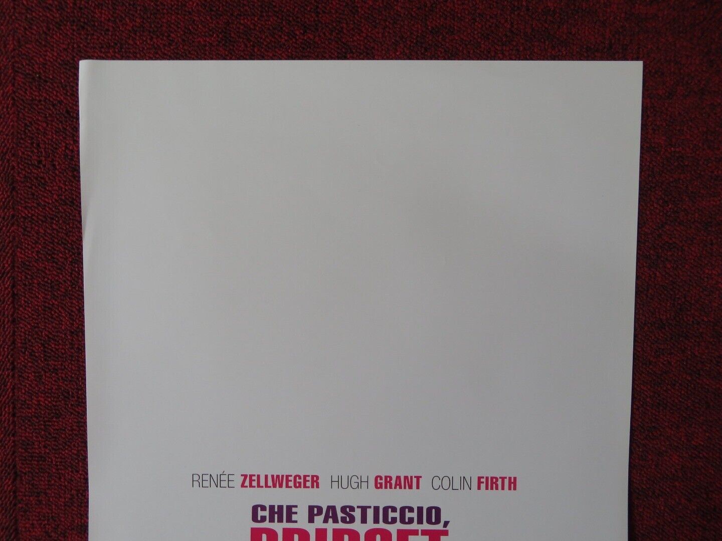 BRIDGET JONES: THE EDGE OF REASON ITALIAN LOCANDINA (27.5"x13") POSTER 2004 - Rendezvous Cinema