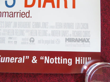 BRIDGET JONES'S DIARY US ONE SHEET ROLLED POSTER R. ZELLWEGER COLIN FIRTH 2001 Rendezvous Cinema Movie posters