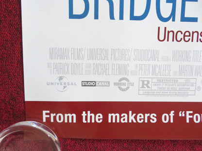 BRIDGET JONES'S DIARY US ONE SHEET ROLLED POSTER R. ZELLWEGER COLIN FIRTH 2001 Rendezvous Cinema Movie posters