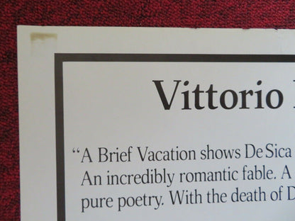 BRIEF VACATION FOLDED US ONE SHEET POSTER FLORINDA BOLKAN RENATO SALVATORI 1973 Movie posters