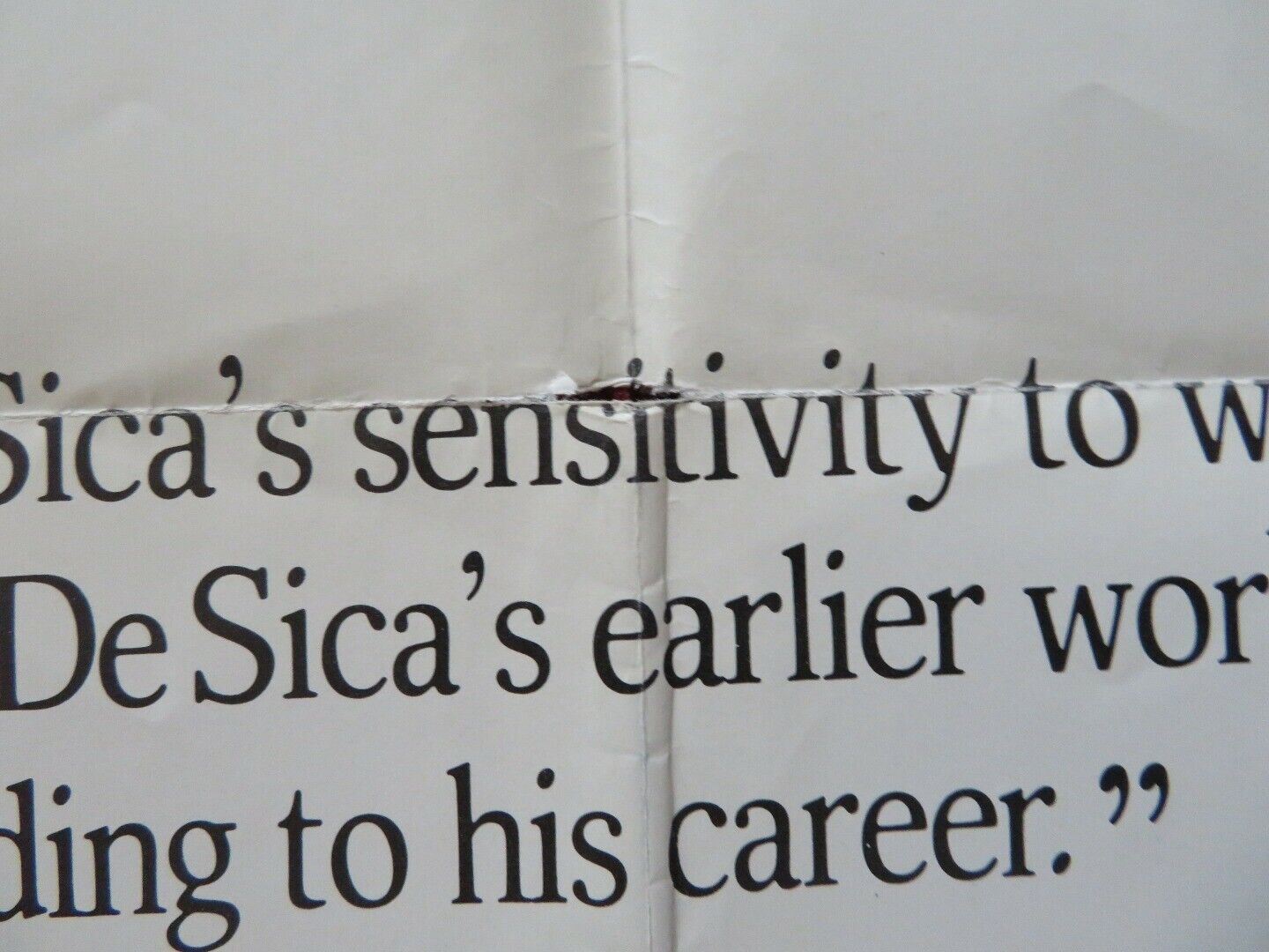 BRIEF VACATION FOLDED US ONE SHEET POSTER FLORINDA BOLKAN RENATO SALVATORI 1973 Movie posters