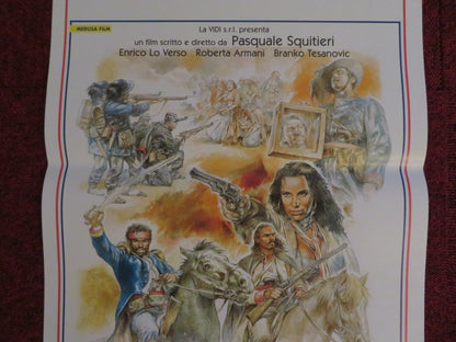BRIGANDS ITALIAN LOCANDINA POSTER ENRICO LO VERSO ROBERTA ARMANI 1999 Rendezvous Cinema Movie posters