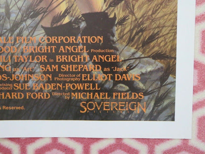 BRIGHT ANGEL FOLDED US ONE SHEET POSTER LILI TAYLOR BILL PULLMAN 1990 Movie posters
