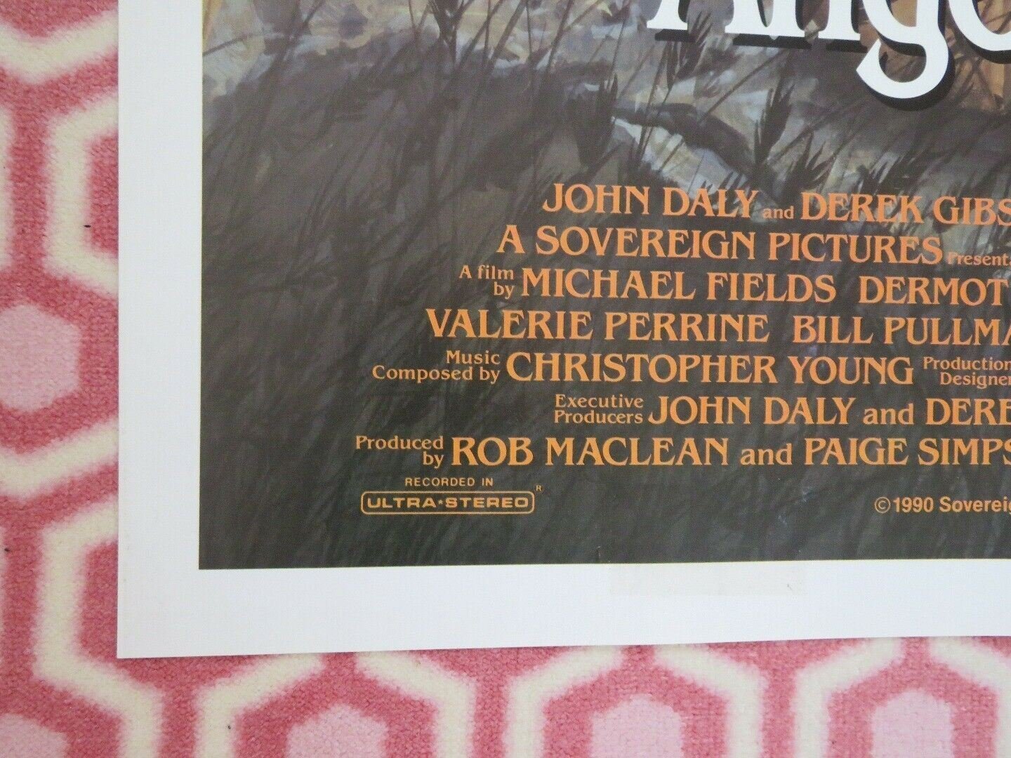 BRIGHT ANGEL FOLDED US ONE SHEET POSTER LILI TAYLOR BILL PULLMAN 1990 Movie posters