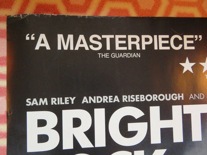 BRIGHTON ROCK QUAD (30"x 40") ROLLED POSTER SAM RILEY HELEN MIRREN 2010 Rendezvous Cinema Movie posters