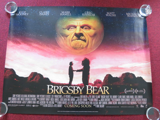 BRIGSBY BEAR UK QUAD (30"x 40") ROLLED POSTER CLAIRE DANES GREG KINNEAR 2017 Rendezvous Cinema Movie posters